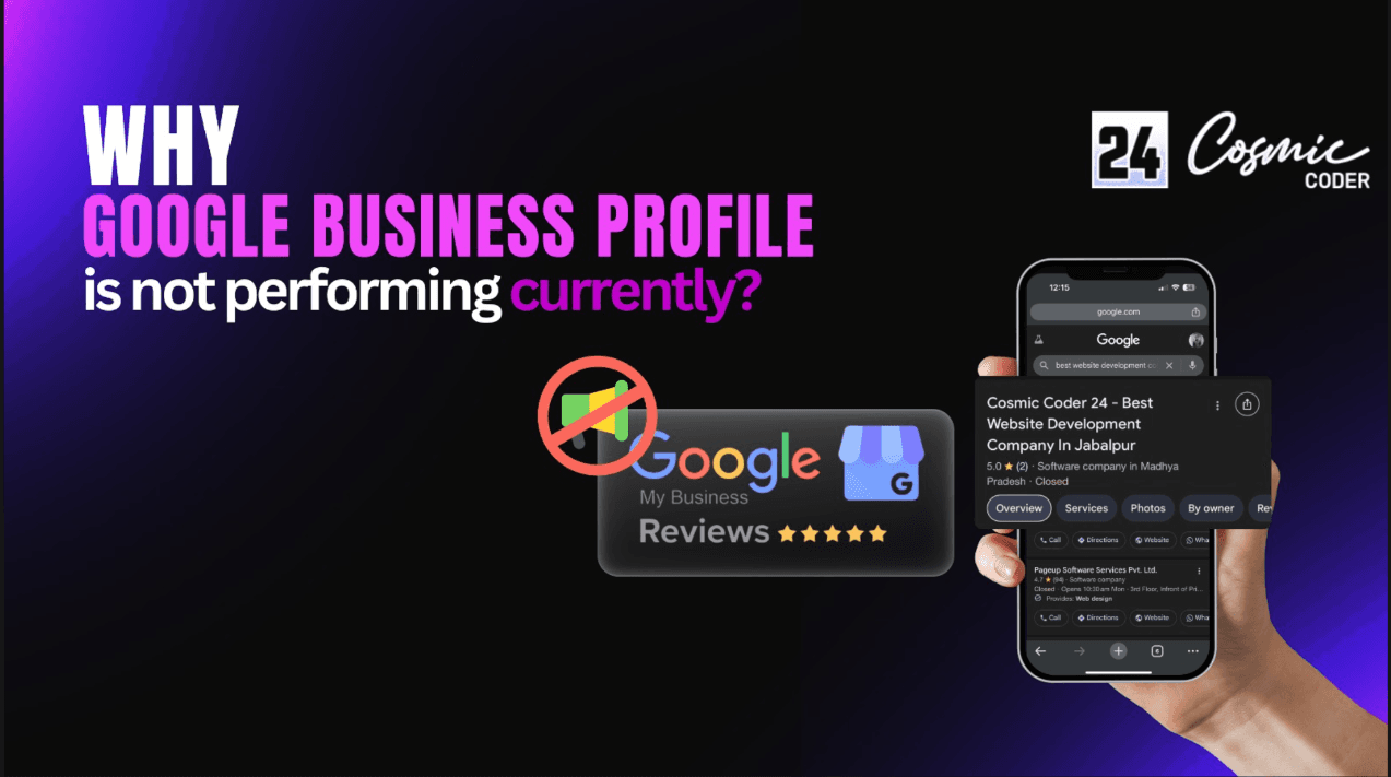 Why Your Google Business Profile Is Not Performing (And How to Fix It in Jabalpur)